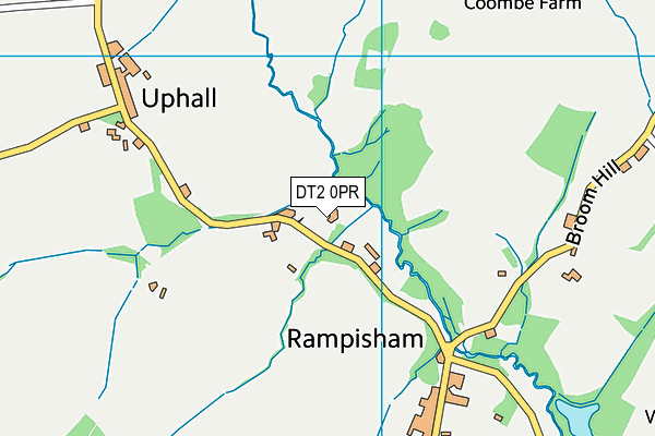 DT2 0PR map - OS VectorMap District (Ordnance Survey)
