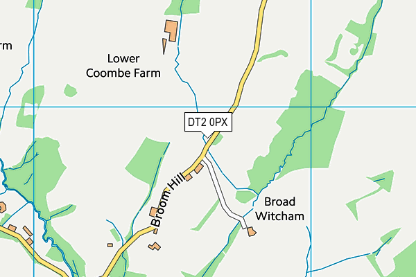 DT2 0PX map - OS VectorMap District (Ordnance Survey)