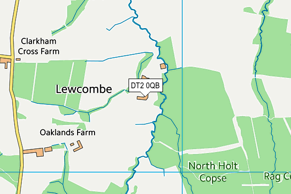 DT2 0QB map - OS VectorMap District (Ordnance Survey)