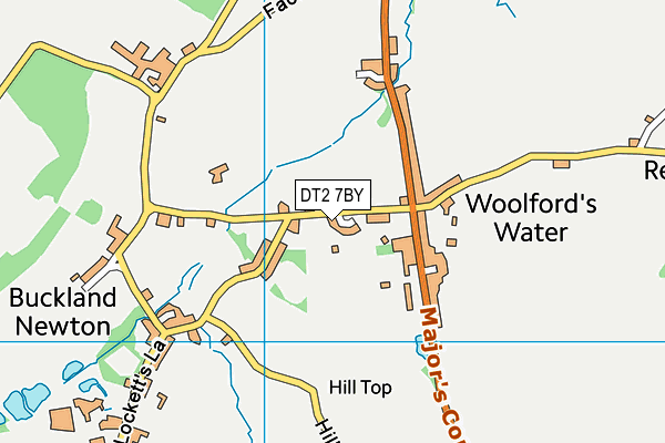 DT2 7BY map - OS VectorMap District (Ordnance Survey)