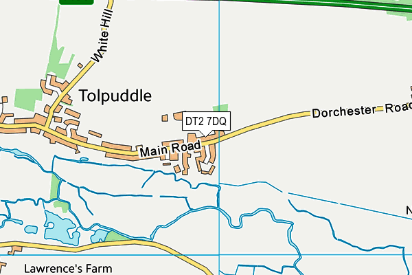 DT2 7DQ map - OS VectorMap District (Ordnance Survey)
