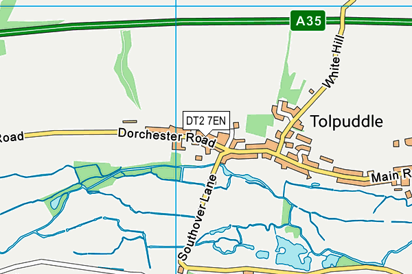 DT2 7EN map - OS VectorMap District (Ordnance Survey)