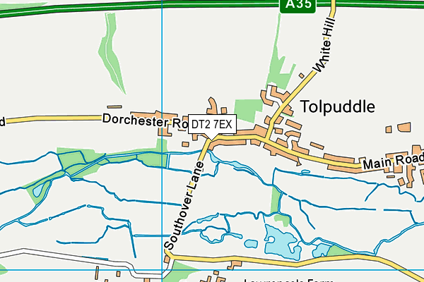 DT2 7EX map - OS VectorMap District (Ordnance Survey)