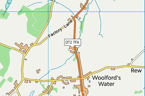 DT2 7FA map - OS VectorMap District (Ordnance Survey)