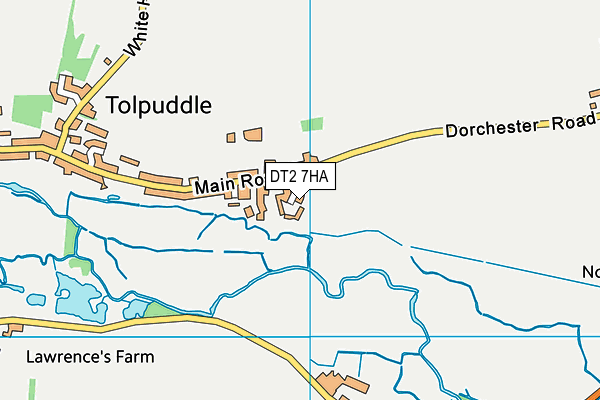 DT2 7HA map - OS VectorMap District (Ordnance Survey)