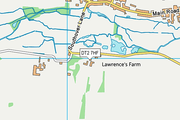 DT2 7HF map - OS VectorMap District (Ordnance Survey)