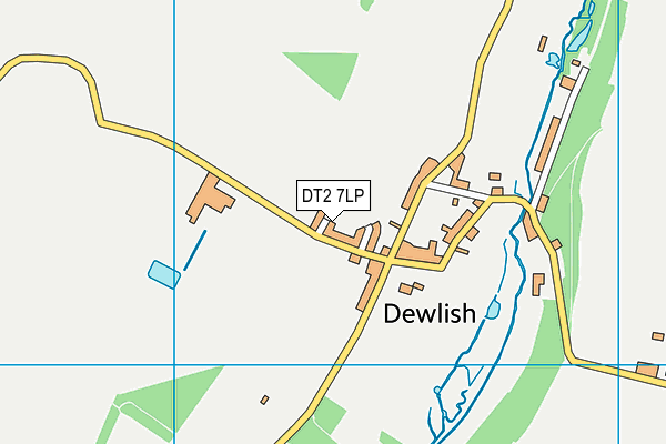 DT2 7LP map - OS VectorMap District (Ordnance Survey)