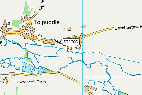 DT2 7QD map - OS VectorMap District (Ordnance Survey)