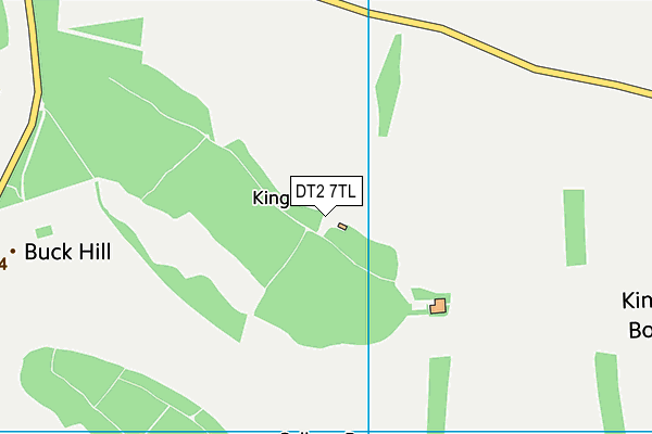 DT2 7TL map - OS VectorMap District (Ordnance Survey)