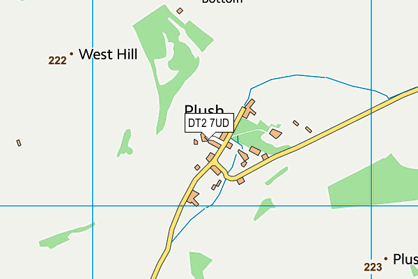 DT2 7UD map - OS VectorMap District (Ordnance Survey)