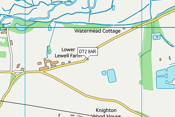 DT2 8AR map - OS VectorMap District (Ordnance Survey)