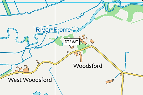 DT2 8AT map - OS VectorMap District (Ordnance Survey)