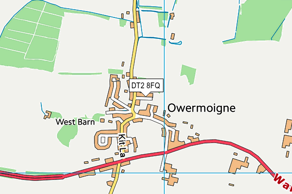 DT2 8FQ map - OS VectorMap District (Ordnance Survey)