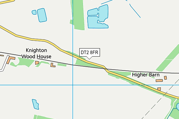 DT2 8FR map - OS VectorMap District (Ordnance Survey)