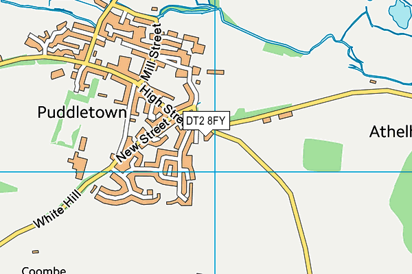 DT2 8FY map - OS VectorMap District (Ordnance Survey)