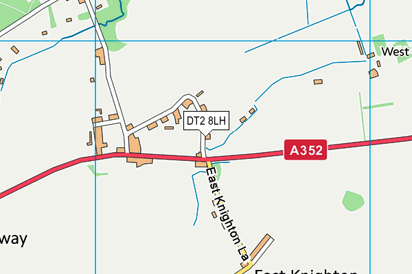 DT2 8LH map - OS VectorMap District (Ordnance Survey)