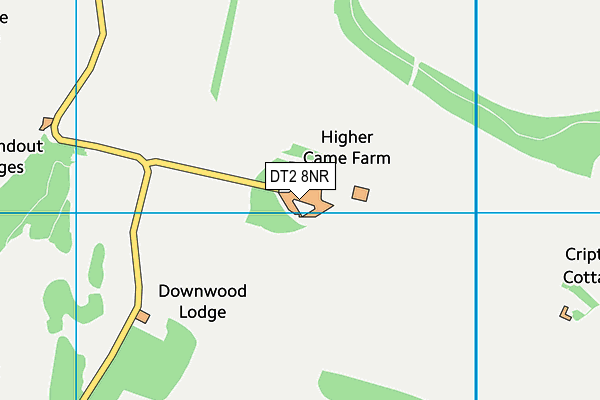 Came Down Golf Club map (DT2 8NR) - OS VectorMap District (Ordnance Survey)