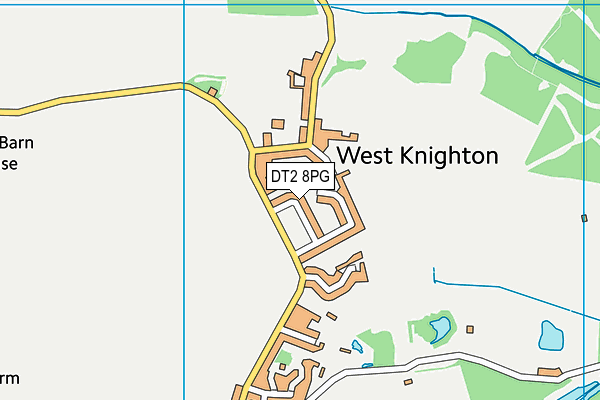 DT2 8PG map - OS VectorMap District (Ordnance Survey)