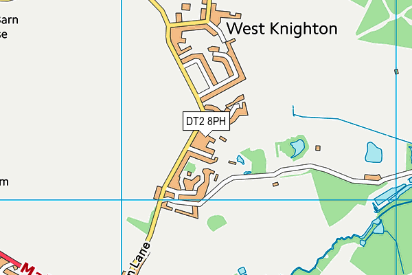 Broadmayne First School map (DT2 8PH) - OS VectorMap District (Ordnance Survey)