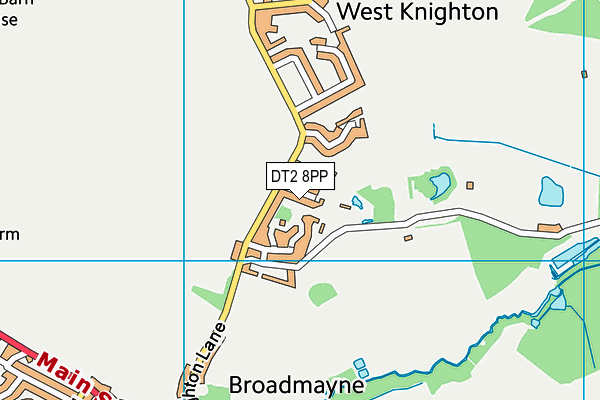 DT2 8PP map - OS VectorMap District (Ordnance Survey)