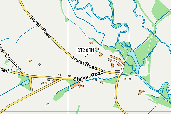 DT2 8RN map - OS VectorMap District (Ordnance Survey)