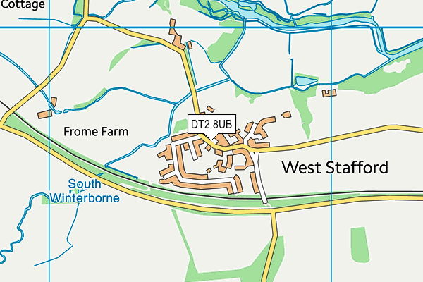 DT2 8UB map - OS VectorMap District (Ordnance Survey)