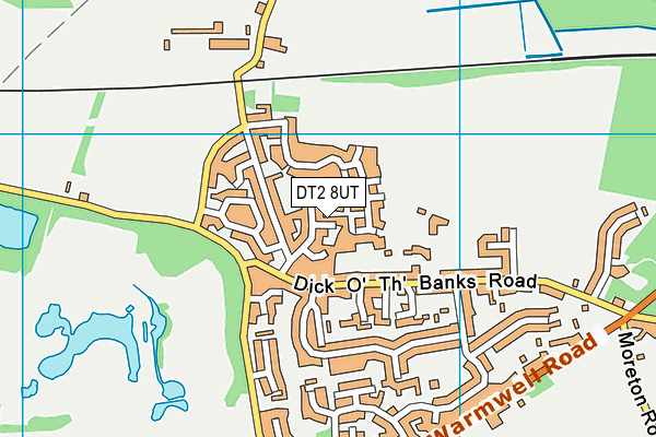 DT2 8UT map - OS VectorMap District (Ordnance Survey)