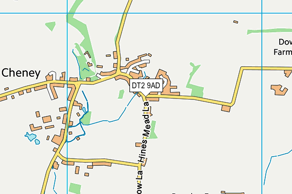 DT2 9AD map - OS VectorMap District (Ordnance Survey)