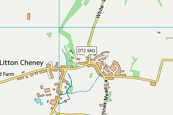 DT2 9AG map - OS VectorMap District (Ordnance Survey)