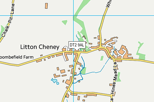 DT2 9AL map - OS VectorMap District (Ordnance Survey)