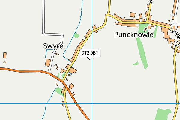 DT2 9BY map - OS VectorMap District (Ordnance Survey)