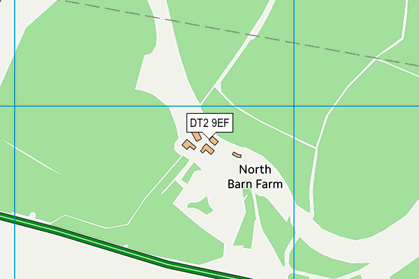 DT2 9EF map - OS VectorMap District (Ordnance Survey)