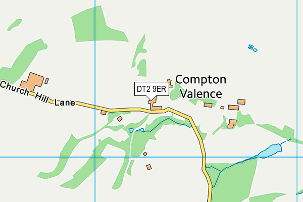 DT2 9ER map - OS VectorMap District (Ordnance Survey)