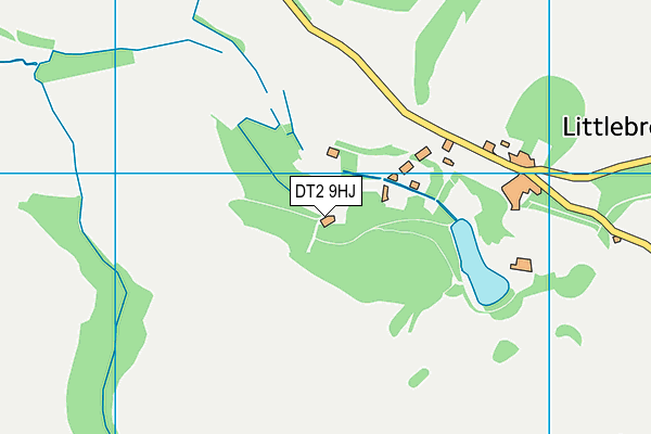 DT2 9HJ map - OS VectorMap District (Ordnance Survey)