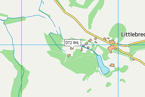 DT2 9HL map - OS VectorMap District (Ordnance Survey)