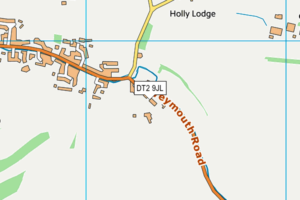DT2 9JL map - OS VectorMap District (Ordnance Survey)