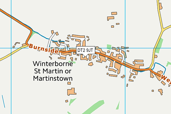 DT2 9JT map - OS VectorMap District (Ordnance Survey)
