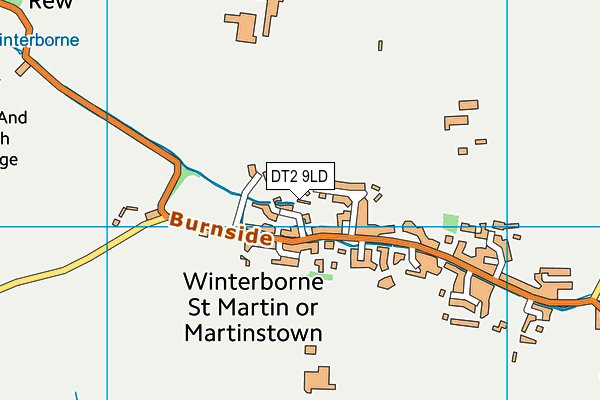 DT2 9LD map - OS VectorMap District (Ordnance Survey)