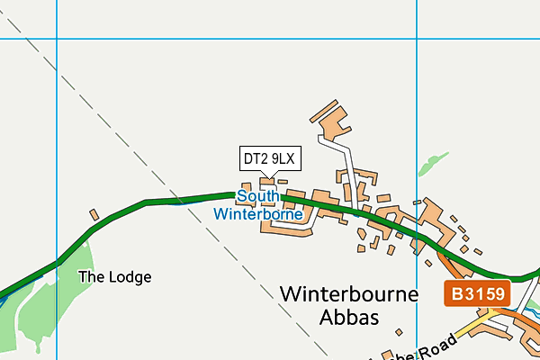 DT2 9LX map - OS VectorMap District (Ordnance Survey)