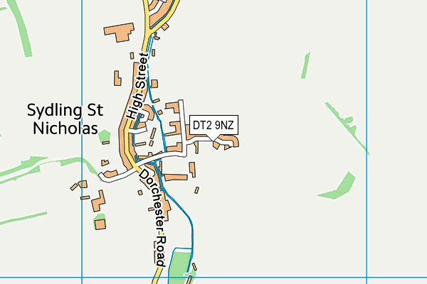 DT2 9NZ map - OS VectorMap District (Ordnance Survey)
