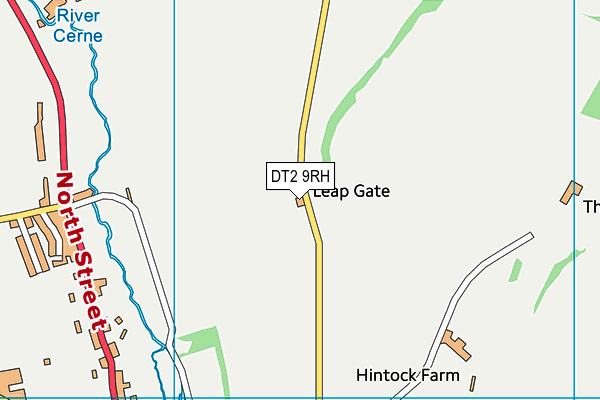 DT2 9RH map - OS VectorMap District (Ordnance Survey)