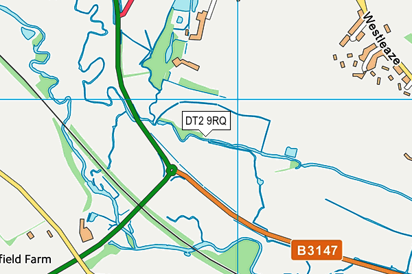 DT2 9RQ map - OS VectorMap District (Ordnance Survey)