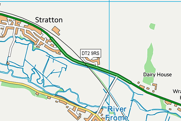 DT2 9RS map - OS VectorMap District (Ordnance Survey)