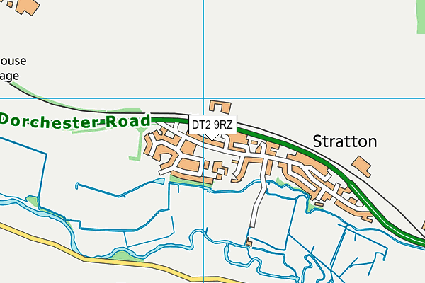 DT2 9RZ map - OS VectorMap District (Ordnance Survey)
