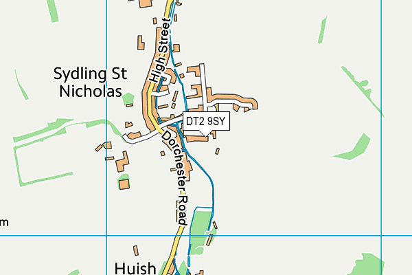 DT2 9SY map - OS VectorMap District (Ordnance Survey)