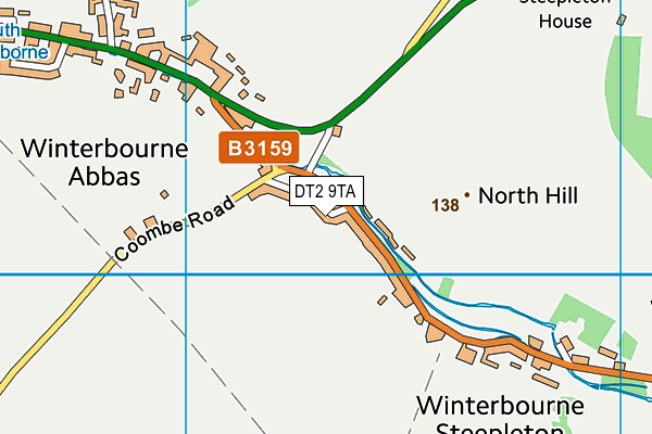 DT2 9TA map - OS VectorMap District (Ordnance Survey)