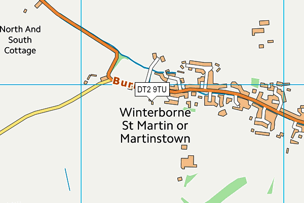DT2 9TU map - OS VectorMap District (Ordnance Survey)