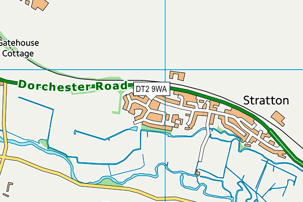 DT2 9WA map - OS VectorMap District (Ordnance Survey)