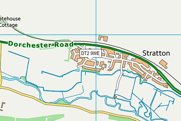DT2 9WE map - OS VectorMap District (Ordnance Survey)
