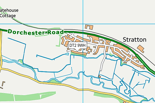 DT2 9WH map - OS VectorMap District (Ordnance Survey)